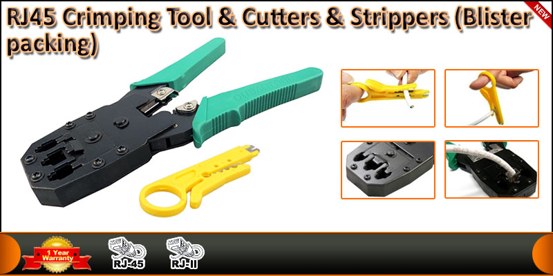 RJ45 Crimping Tool & Cutters & Strippers