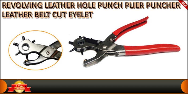 Revolving Leather Hole Punch Plier Puncher And Bel