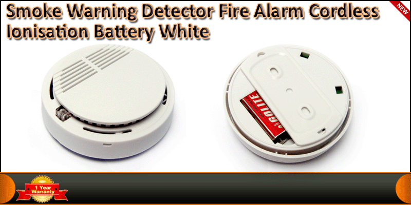 Home Safety System Smoke Warning Detector Fire Ala