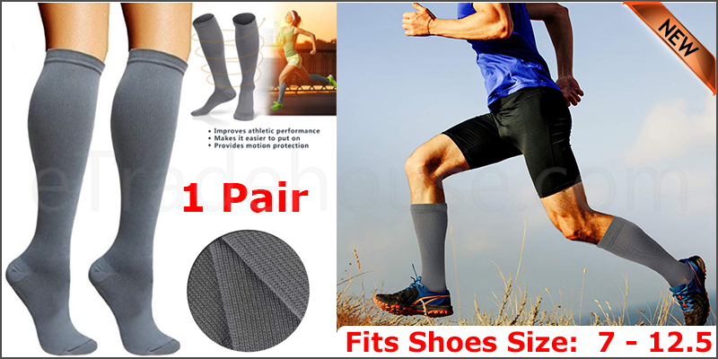 Travel Flight Miracle Socks Unisex Compression Anti Swelling Fatigue DVT Support