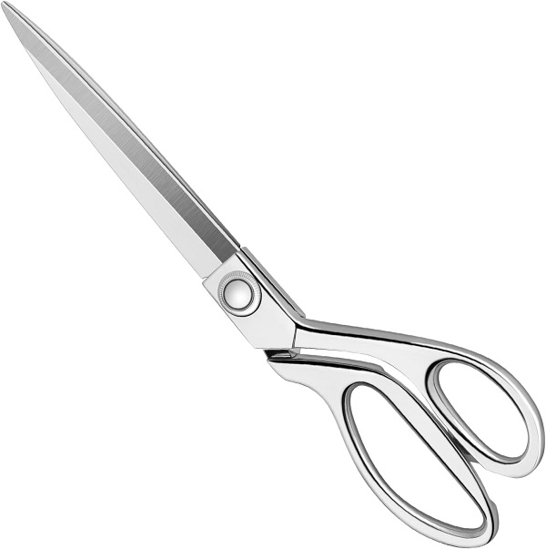 9.5” TAILORING SCISSORS STAINLESS STEEL DRESSMAKING SHEARS FABRIC CRAFT CUTTING