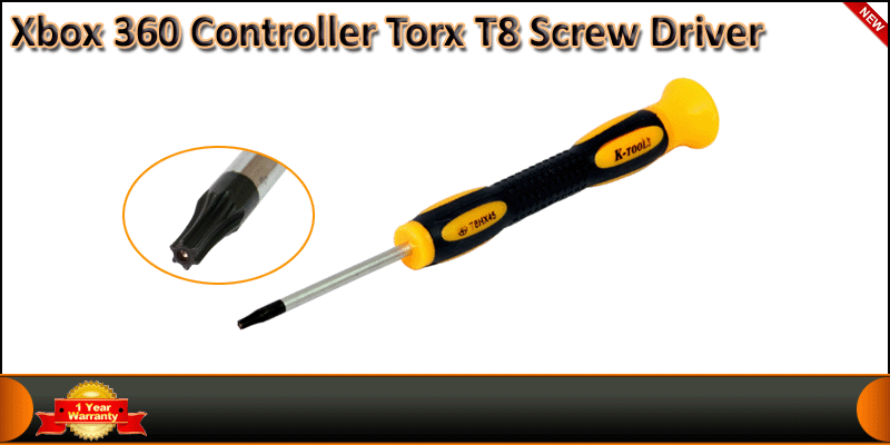 T8 SECURITY TORX SCREWDRIVER FOR XBOX 360 CONTROLL