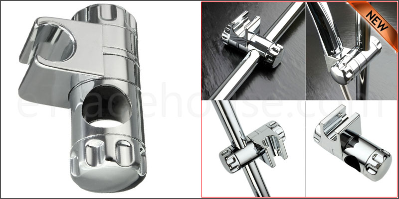 25mm Replacement ABS Chrome Shower Rail Head Slide