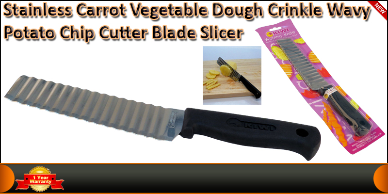 Stainless Steel Wavy Knife For Carrot Vegetable Do