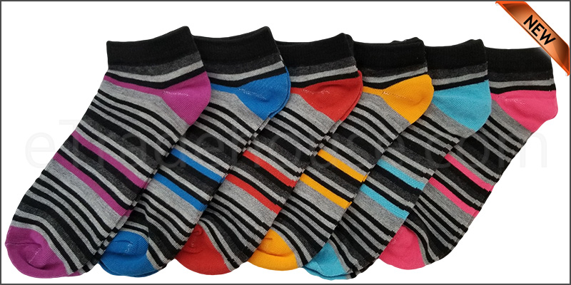6 Pairs Mens Trainer Liner Ankle Socks Funky Designs Adults Sports  (OPTION 9)