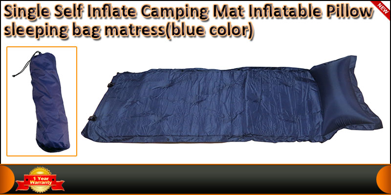 Camping Automatic Mattress Air Bed Pillow Mat Self