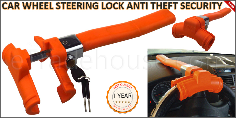 Universal Heavy Duty Car Steering Wheel Lock Anti 