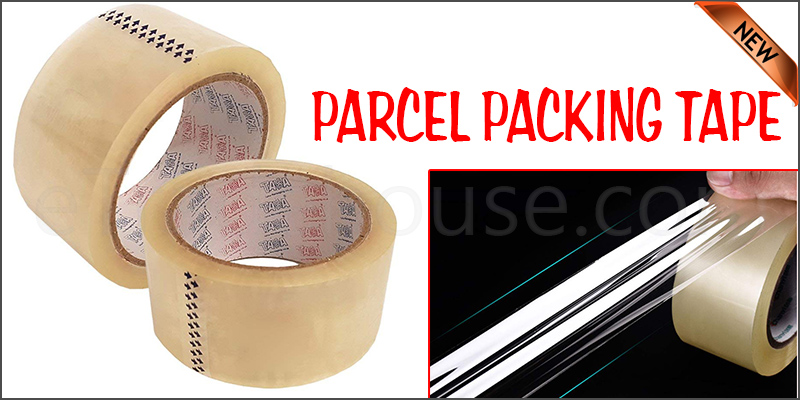 Strong White Parcel Packing Tape Sealing 48mm x 66m