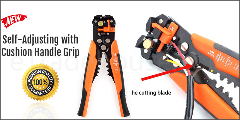 Automatic Cable Wire Crimper Crimping Tool Stripper Self Adjustable Plier Cutter