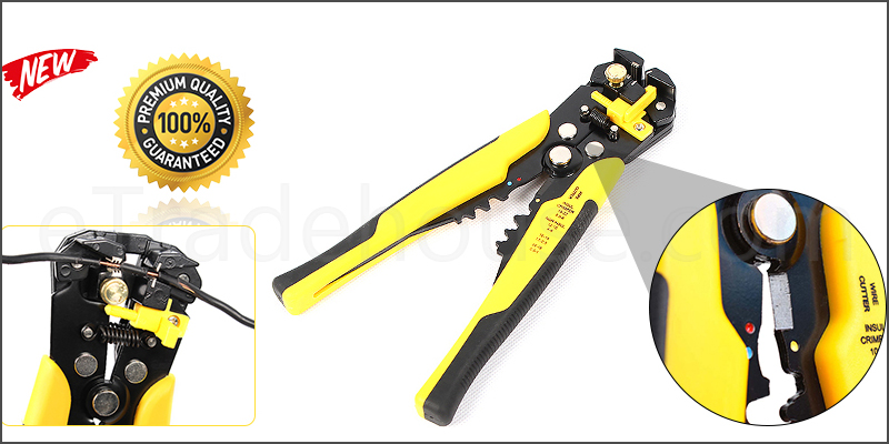 Automatic Cable Wire Crimper Crimping Tool Stripper Self Adjustable Plier Cutter
