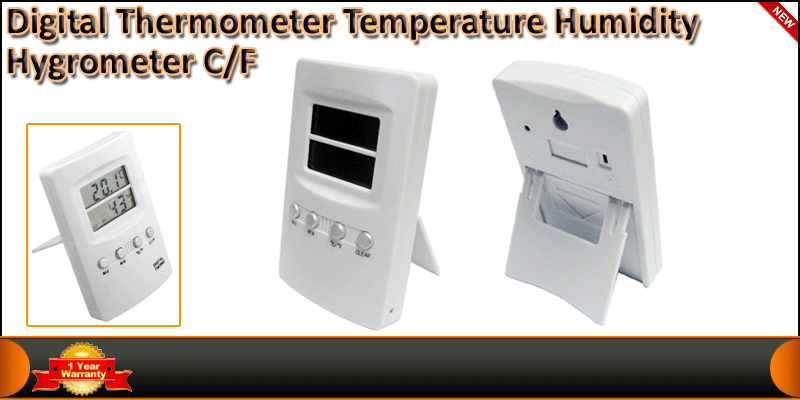 Digital Thermometer Temperature Humidity Hygromete