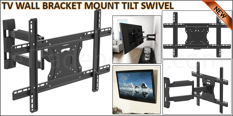 TV WALL BRACKET MOUNT TILT SWIVEL for 32 40 42 46 