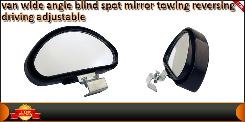Pair of Wide Angle Adjustable Blind Spot Mirror To