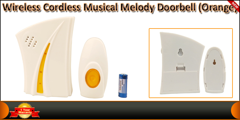 Wireless Cordless Musical Melody Doorbell Door Bel