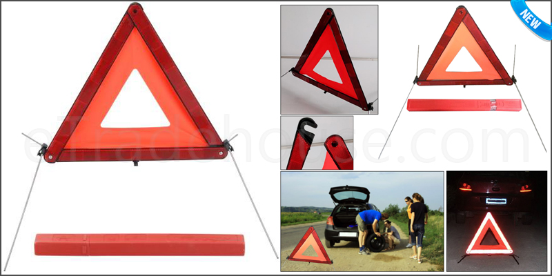 Reflective Warning Sign Foldable Triangle Car Haza