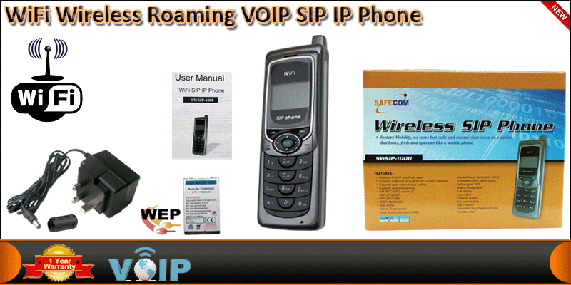WiFi Wireless Roaming VOIP SIP IP Phone