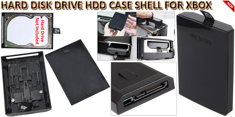 HARD DISK DRIVE HDD CASE SHELL FOR XBOX 360 SLIM