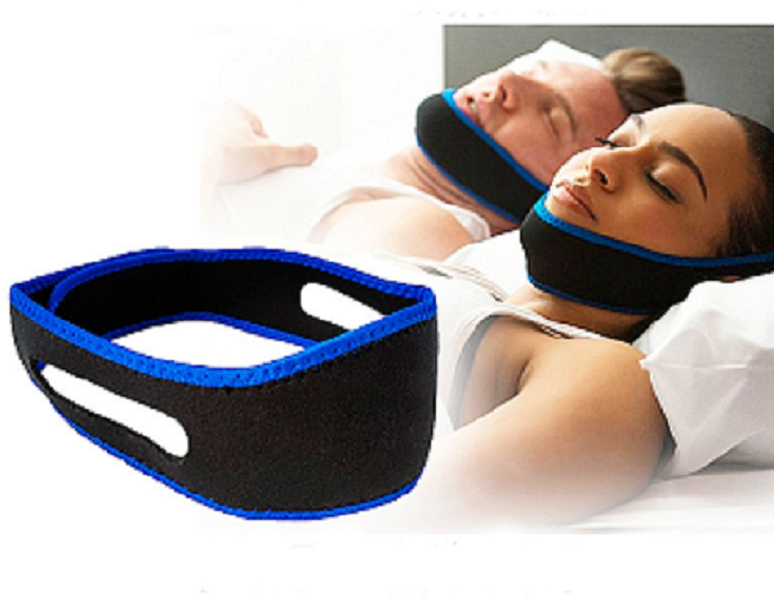 Anti Snore Aid Stop Snoring Strap Sleep Apnea Belt Jaw Solution Chin Support UK