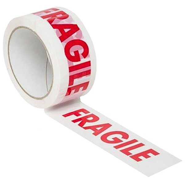 Stikky Tape Fragile Low Noise Packaging Parcel Packing Tape Strong 48mm x 66m
