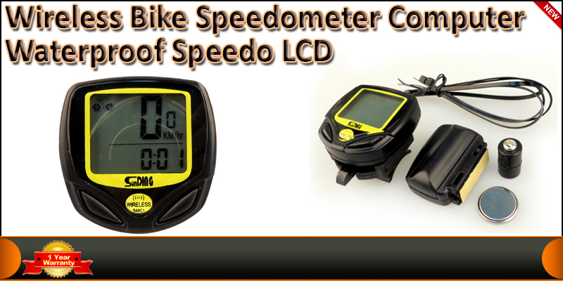 Wireless Bike Speedometer Computer Waterproof Spee
