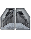 30Pcs Hex Key Allen Alan Allan Key Set Kit with Case Hardened Steel Wrench Set