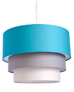 Modern 3 Tier Fabric Ceiling Pendant Light Lamp