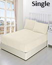 solid single fitted sheet 91*193+15 pillowcase 50*75cm*1