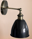 Vintage Industrial Style Bowl Sconce Loft Iron Cof