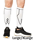 Calf Compression Socks Sleeves Shin Running Tights Foot Pain Relief Travel 14-19in(L/XL)
