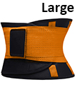Sport Waist Cincher Girdle Belt Body Shaper Tummy Trainer Belly Training Corsets L Orange