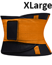 Sport Waist Cincher Girdle Belt Body Shaper Tummy Trainer Belly Training Corsets XL Orange