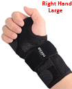 Carpal Tunnel Support Adjustable Brace Splint Arthritis Right Hand L