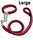 Strong Dog Pet Lead Leash Splitter Coupler with Clip Dag Chain Collar Harness Large size
