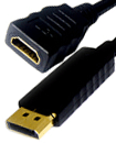 15 CM Display Port male to HDMI female Adapter