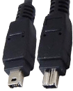 1 Meter Firewire IEEE 1394a Cable 4pin to 4pin