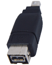 Firewire IEEE 1394 9P Female to 4P Male Adapter