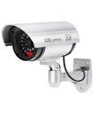 Fake Dummy CCTV Security Camera Flickering Red LED Indoor Outdoor Surveillance