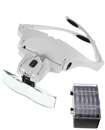 Head Magnifier with 2 LED Lights Magnifying Glass Hands Free LED Lamp Headband