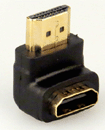 HDMI Female to HDMI Male Gold Plated Angled Adapte