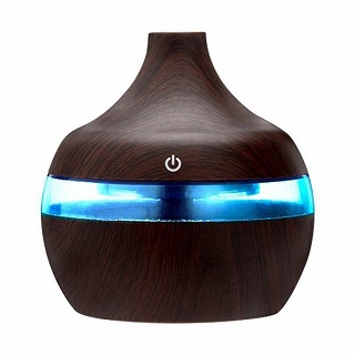 WHITE 7 COLOUR LED ULTRASONIC ROOM HUMIDIFIER AROMA ESSENTIAL OIL DIFFUSER AIR PURIFIER