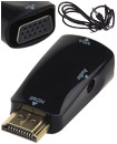 HDMI TO VGA Converter Adapter 1080P With Audio Cab