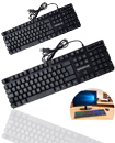 Splinktech Gaming Keyboard USB Wired Backlit Backlight Illuminated Multimedia for PC Laptop