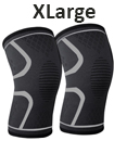 pair orthopaedic heating magnetic knee support tourmaline sprain arthritis XL