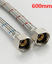 M10 Kitchen Basin Braided Flexible Mixer Tap Connector Tail Hose Pipe   600mm