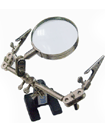 Third Helping Hands Magnifier Magnifying Glass Cla