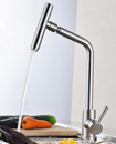 Kitchen Sink Mixer Tap Single Handle Stainless Steel Brushed Nickel Faucet 
