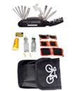 Bicycle Cycling Puncture Bike Multi-Function Tool Repair Kit Set With Pouch