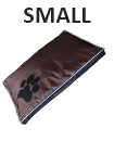 DOUBLE SIDED WATERPROOF DOG PET CAT BED MAT CUSHION MATTRESS WASHABLE COVER   S black