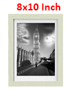 8 x 10 Inches Wall Mounted Picture Photo Poster Frame MDF Board Oak 