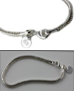 925 Sterling Silver Snake Ladies Bracelet Chain